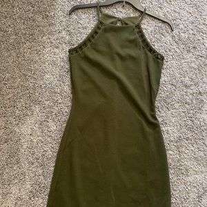 OLIVE GREEN DRESS